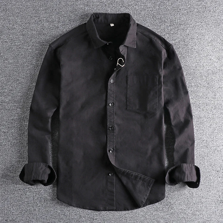 Solid Color Urban Shirt