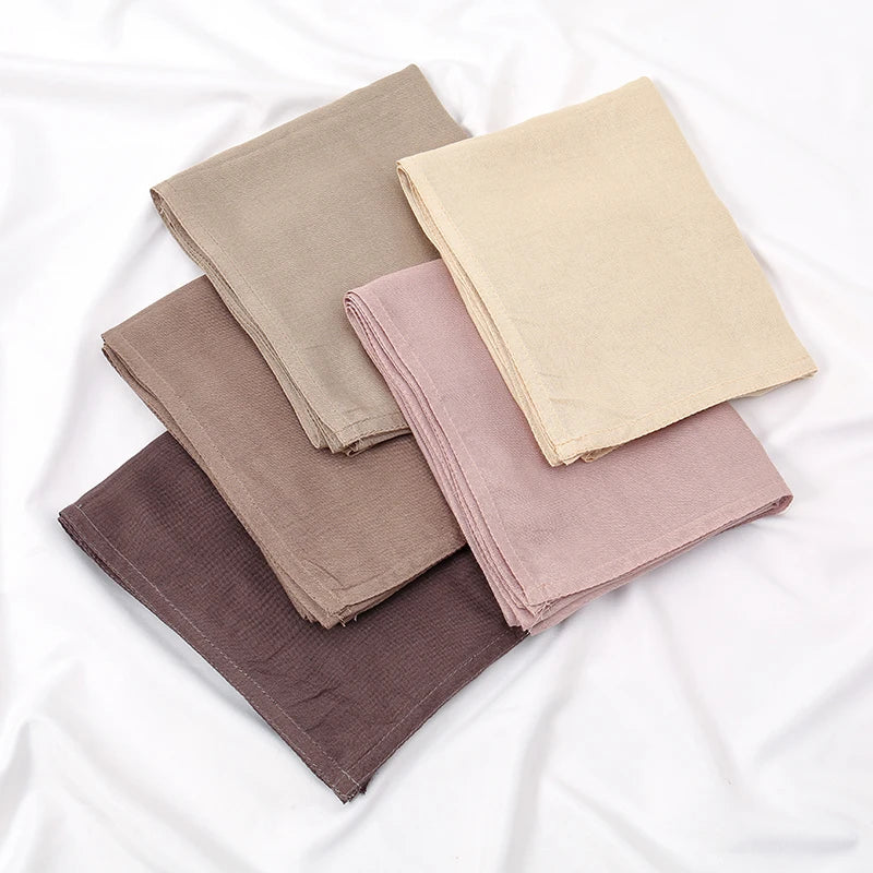 170*70cm Women Hijab Rayon Cotton Shawls