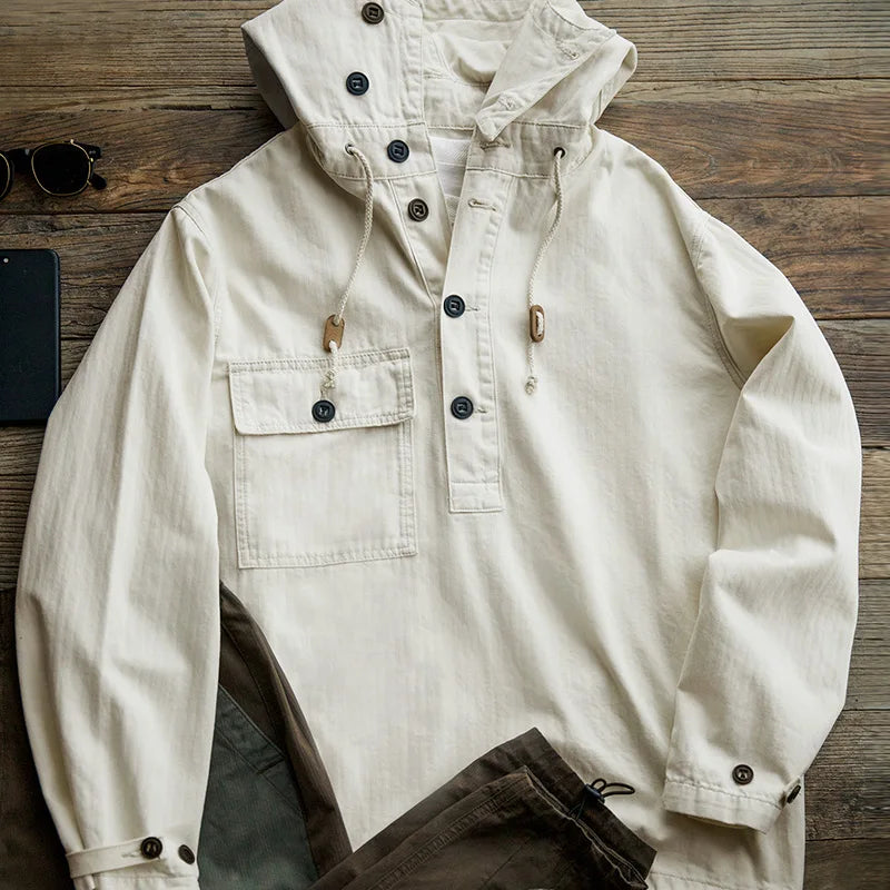 Hooded Sweatshirt for Men Distressed Hem with Letter Print Decoration - Premium Hoodies from Craftklart Dropship - Just $41.91! Shop now at Craftklart.store