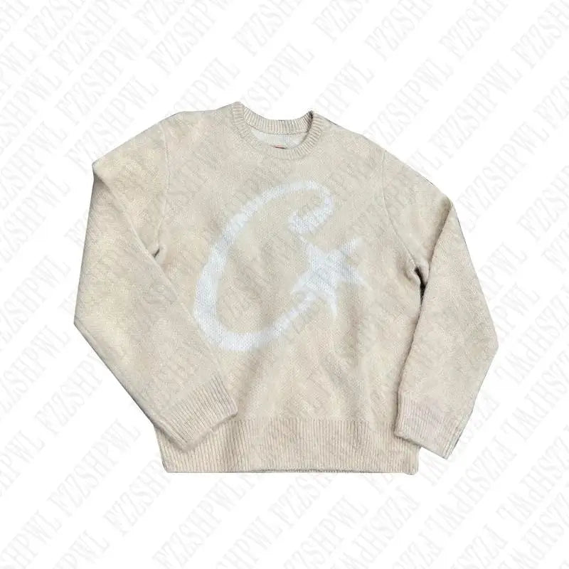 Graphic Print Street Grunge Oversized Casual Knit Sweater - Premium Sweater from Craftklart Dropship - Just $19.18! Shop now at Craftklart.store