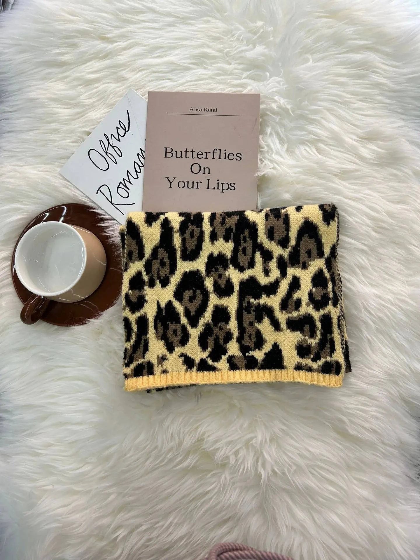 New Fashion Luxury Designer Winter Leopard Print Scarf Women Keep Warm Thickened Imitation Cashmere Lady High Quality Wrap - Craftklart.store