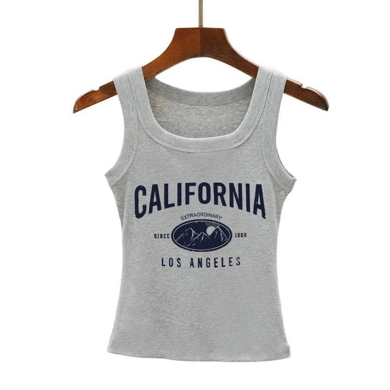 Women's California Los Angeles Prints Vest - Premium Vest from Craftklart Dropship - Just $6.98! Shop now at Craftklart.store