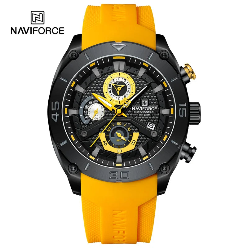 Waterproof Quartz Wristwatch Chronograph Military
