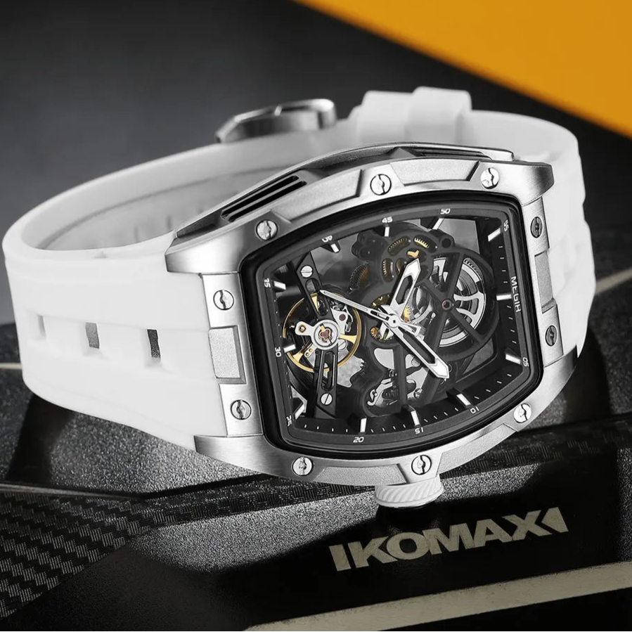 Men's Automatic Mechanical Watch with Stainless Steel Case