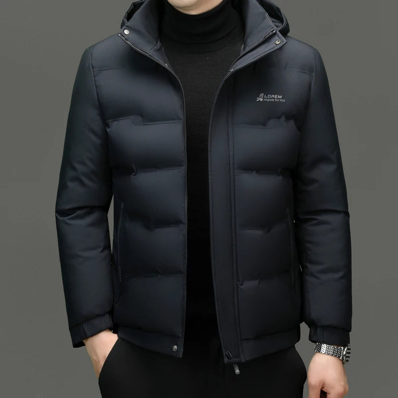 Men Thick Urban Casual Hooded Parka Jacket - Craftklart.store