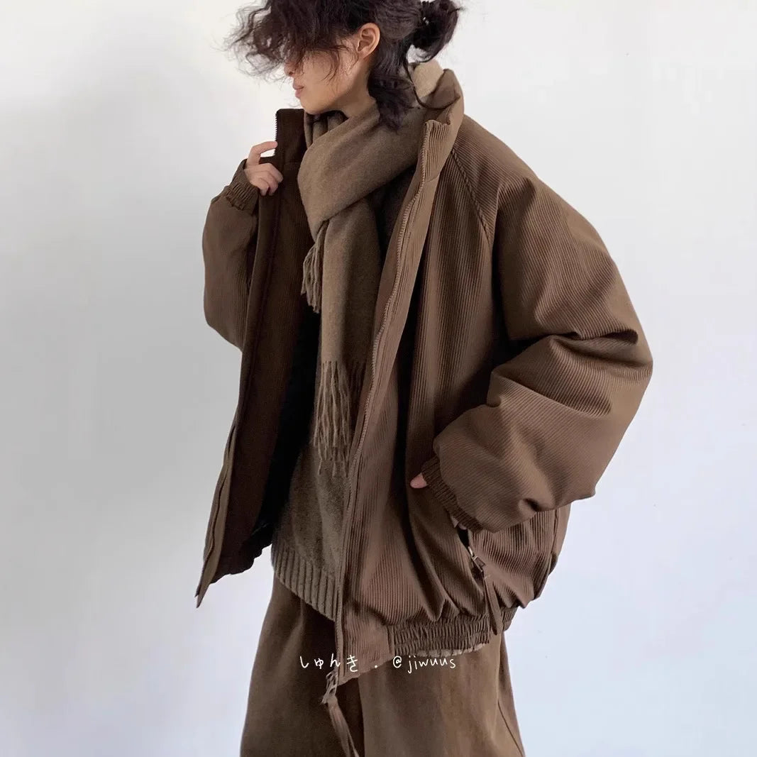 Men's Retro Vertical Stripes Cotton Jacket - Premium Jacket from Craftklart.store - Just $42.28! Shop now at Craftklart.store