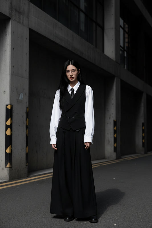 Structured Lapel Vest — Women's Slim Fit