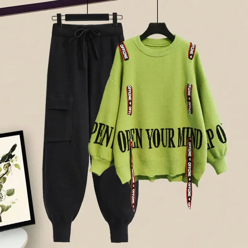 Casual Overalls Two-piece Elegant Women's Pants Set - Premium Sets from Craftklart Dropship - Just $24.06! Shop now at Craftklart.store