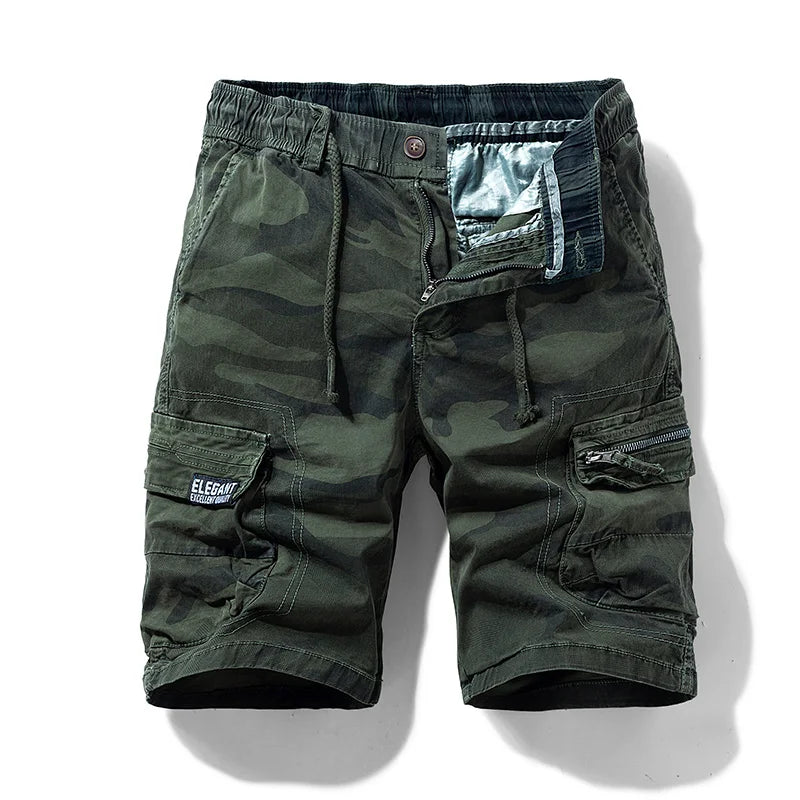 Men's Summer Cotton Cargo Camouflage - Premium Cargo Shorts from Craftklart Dropship - Just $22.44! Shop now at Craftklart.store