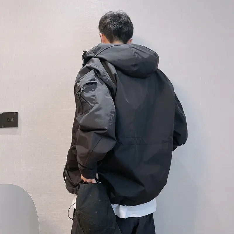 Retro Multi-pocket Waterproof Jacket - Premium Jacket from Craftklart.store - Just $25! Shop now at Craftklart.store