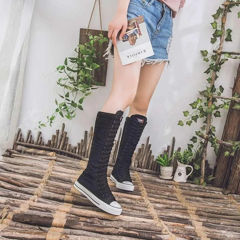 2025 New High Top Canvas Shoes for Women's