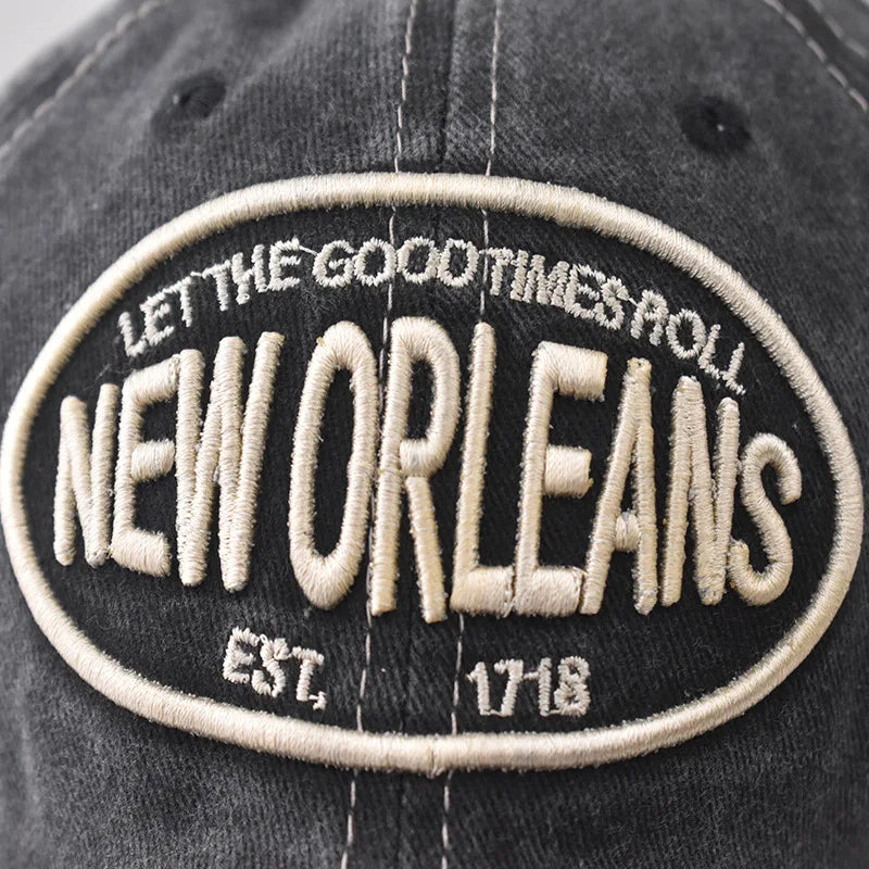 Vintage Washable Embroidery Snapback Adjustable Hat - Premium Cap from Craftklart Dropship - Just $6.49! Shop now at Craftklart.store