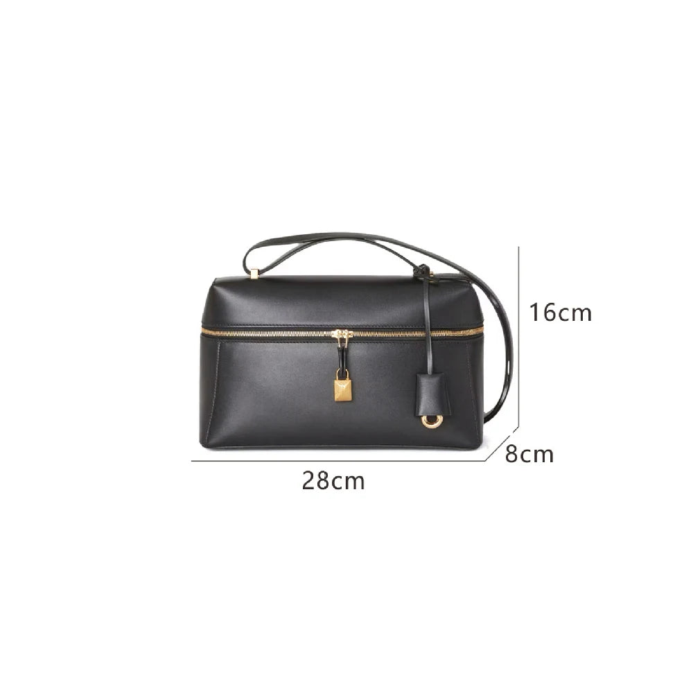 Genuine Leather Women's Handbag Palm Pattern Cow Leather - Craftklart.store