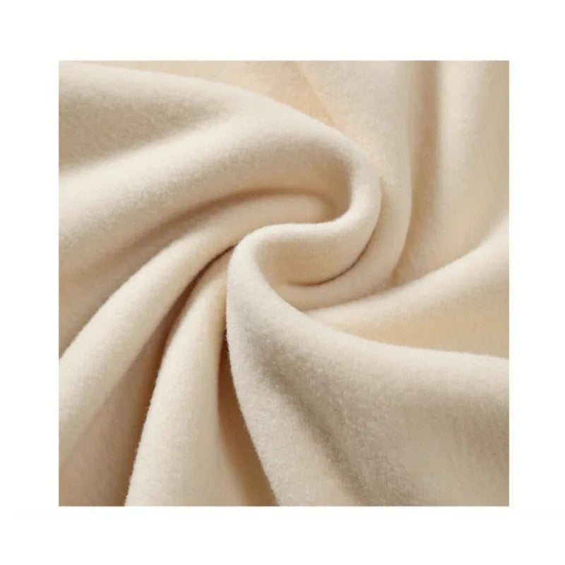 Solid Color Turtleneck Pullover