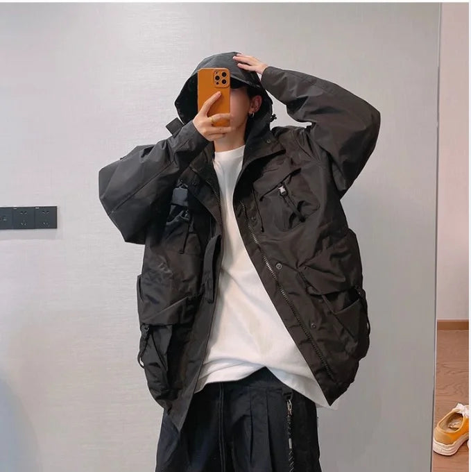 Retro Multi-pocket Waterproof Jacket - Premium Jacket from Craftklart.store - Just $25! Shop now at Craftklart.store