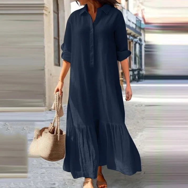 Women's Summer Casual Longsleeve Dress - Premium Dresses from Craftklart Dropship - Just $12.98! Shop now at Craftklart.store