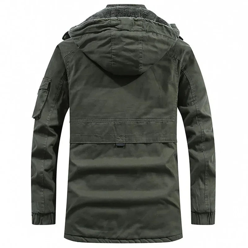 Men's Parkas Coat Military Windproof Hooded Jackets - Craftklart.store