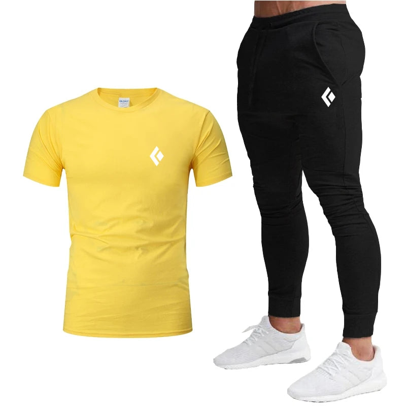 Men's Sportswear Set Casual Tracksuit - Premium Activewear from Craftklart Dropship - Just $9.55! Shop now at Craftklart.store