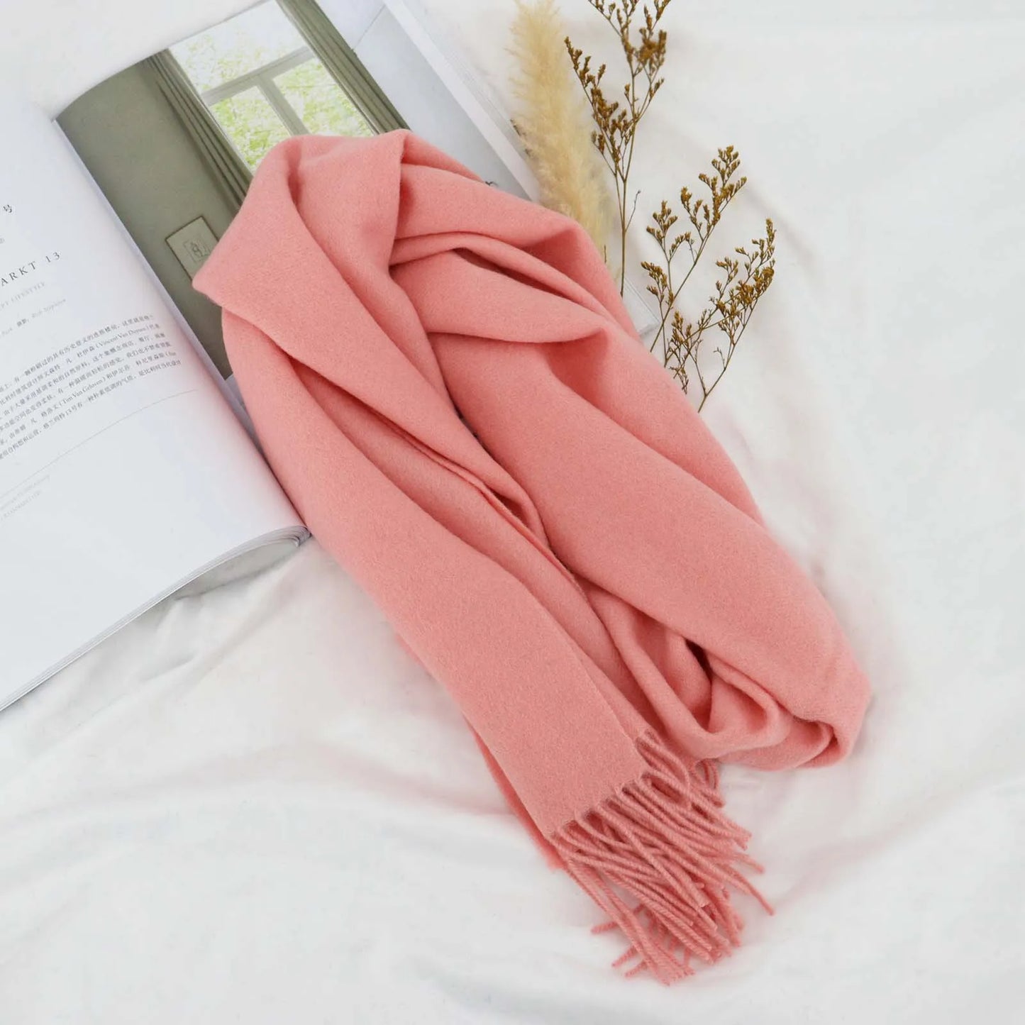 High Quality 100% Wool Scarf Autumn Winter Men - Craftklart.store