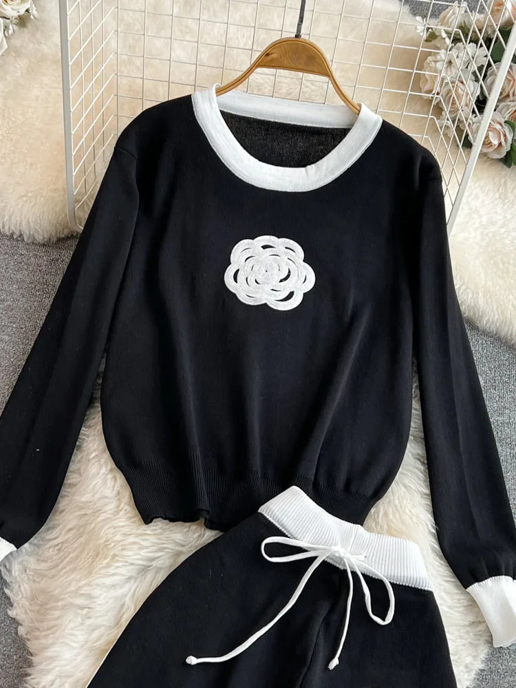 Women's Knitted Tracksuit Pants Set - Premium Set from Craftklart Dropship - Just $31.41! Shop now at Craftklart.store