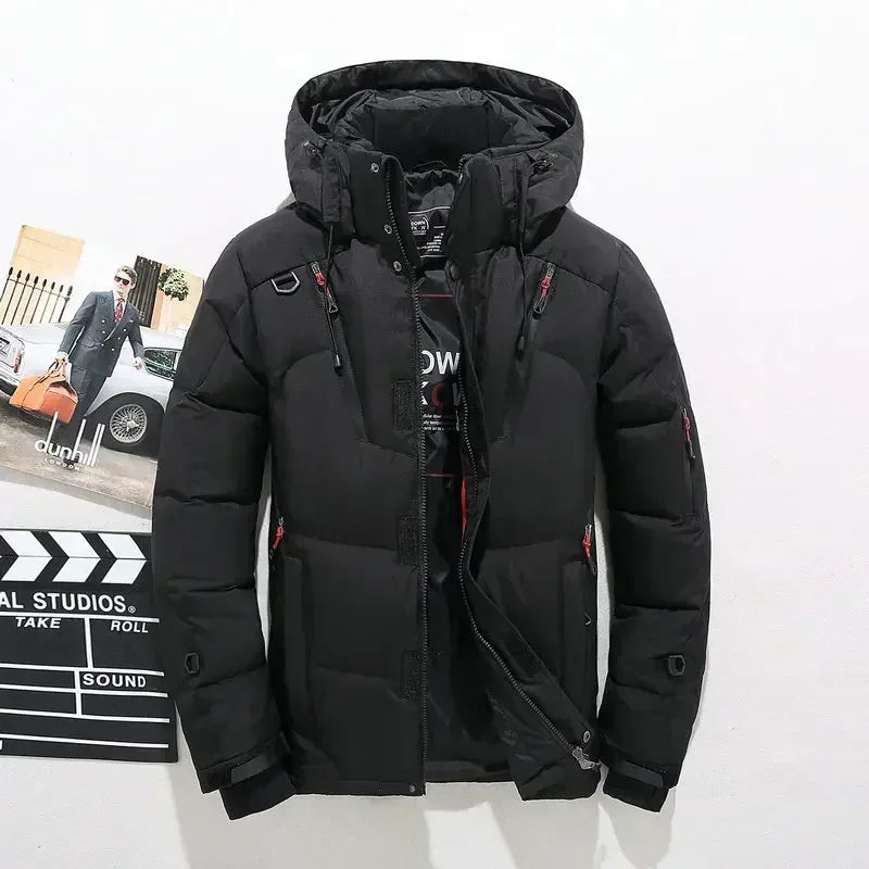 Men Hooded Casual Warm Thick Down Parkas - Craftklart.store