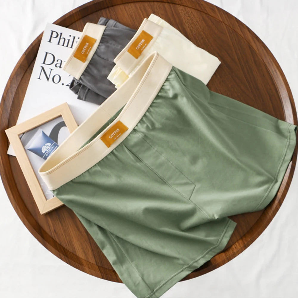 Men's 3PCS/Pack M-4XL 100% Cotton Loose Size Boxers - Premium Underwear from Craftklart Dropship - Just $11.14! Shop now at Craftklart.store
