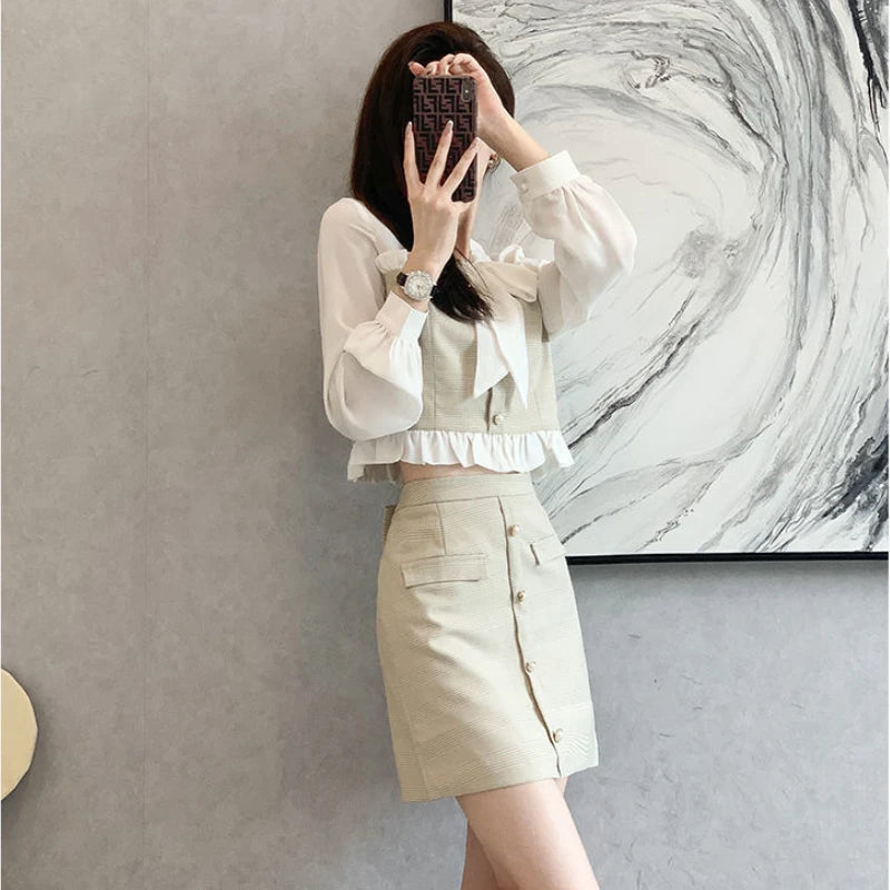 Branded Korean Spring Simple Casual Retro Outfits Hot Sale - Premium Skirt from Craftklart Dropship - Just $20.41! Shop now at Craftklart.store