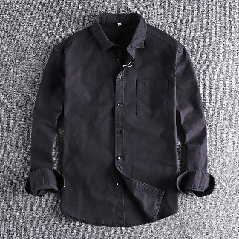Solid Color Urban Shirt