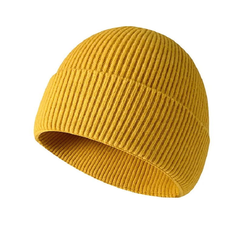 Integrated Seamless Knitted Beanie Hat