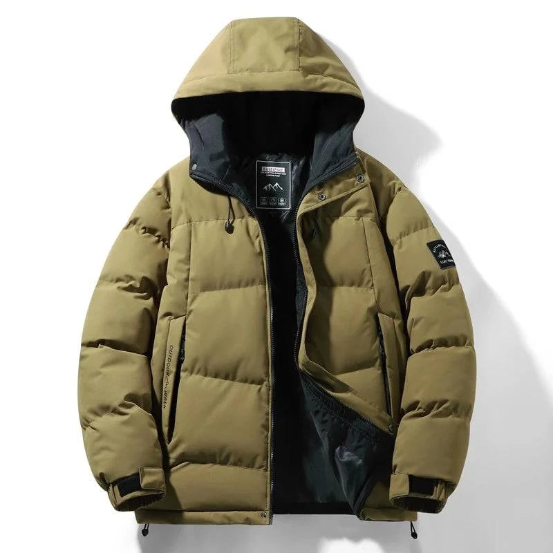 Men's Urban Winter Down Cotton Jacket | Minimalist Streetwear | Craftklart