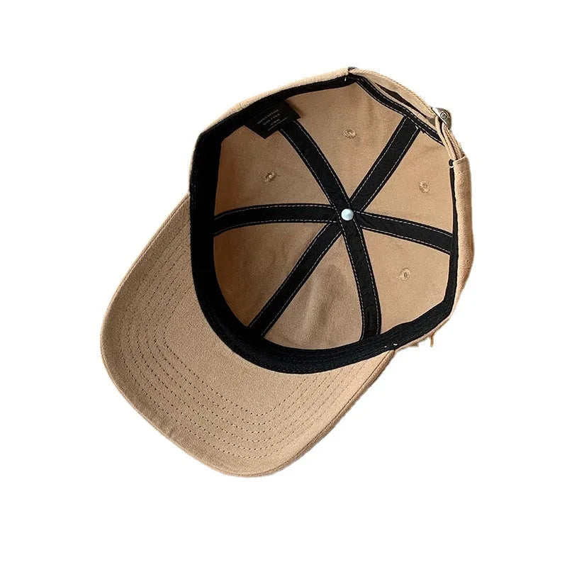Korean Embroidered Solid Color Snapback Cap - Premium Cap from Craftklart Dropship - Just $4.99! Shop now at Craftklart.store