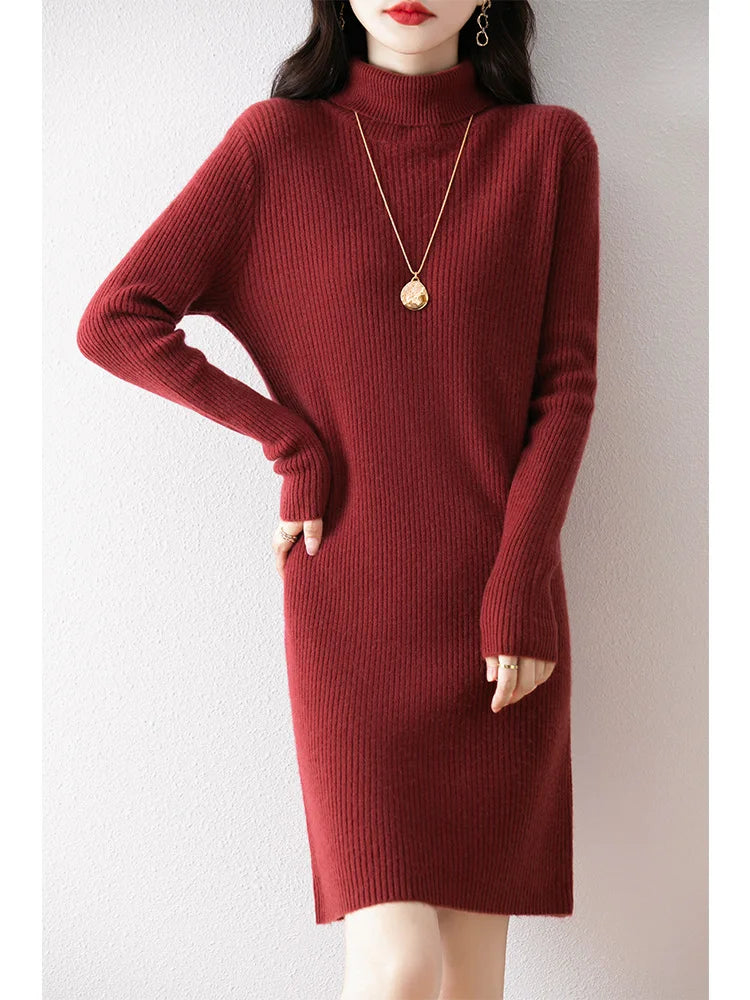 Women's Wool Short Winter Dress