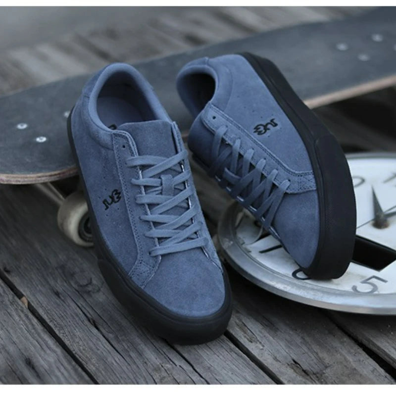 Streetwear Suede LeatherSkate Shoe - Premium Sneakers from Craftklart.store - Just $53.58! Shop now at Craftklart.store