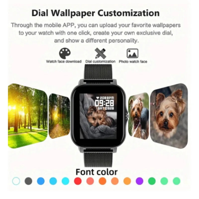 Smart Watch For Android Phone.1.44 inch Color Screen - Premium Watches from Craftklart Dropship - Just $11.98! Shop now at Craftklart.store