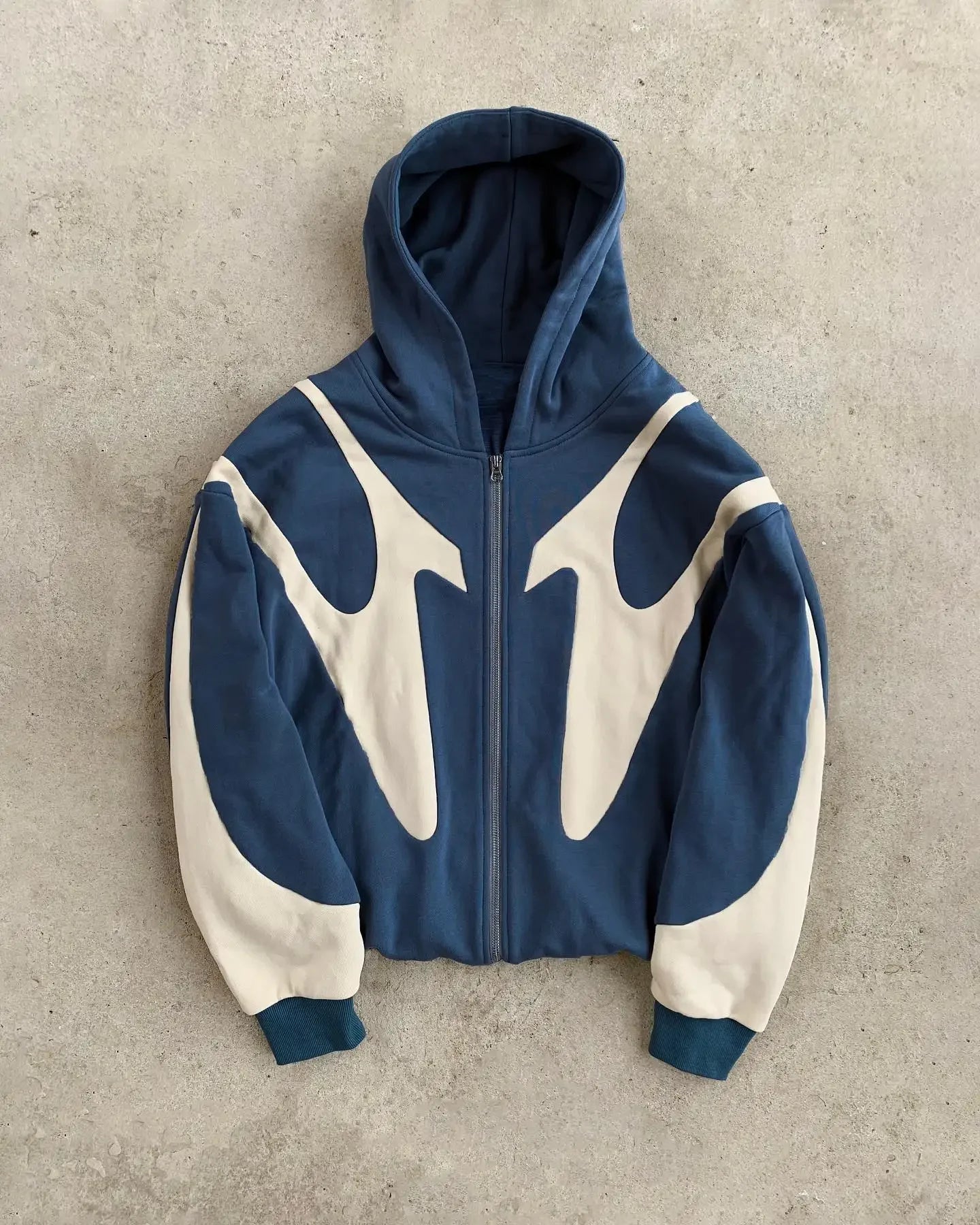 Streetwear Y2K Zip Up Hoodie Men