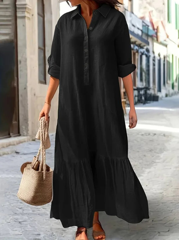 Women's Summer Casual Longsleeve Dress - Premium Dresses from Craftklart Dropship - Just $12.98! Shop now at Craftklart.store