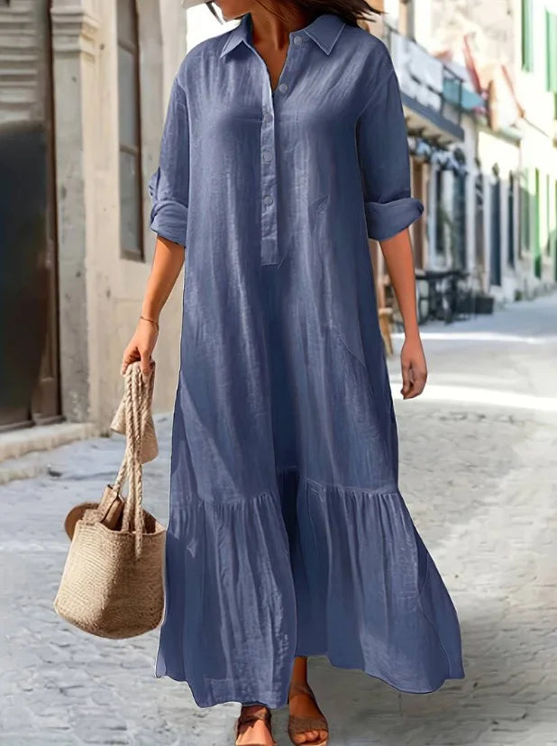 Women's Summer Casual Longsleeve Dress - Premium Dresses from Craftklart Dropship - Just $12.98! Shop now at Craftklart.store