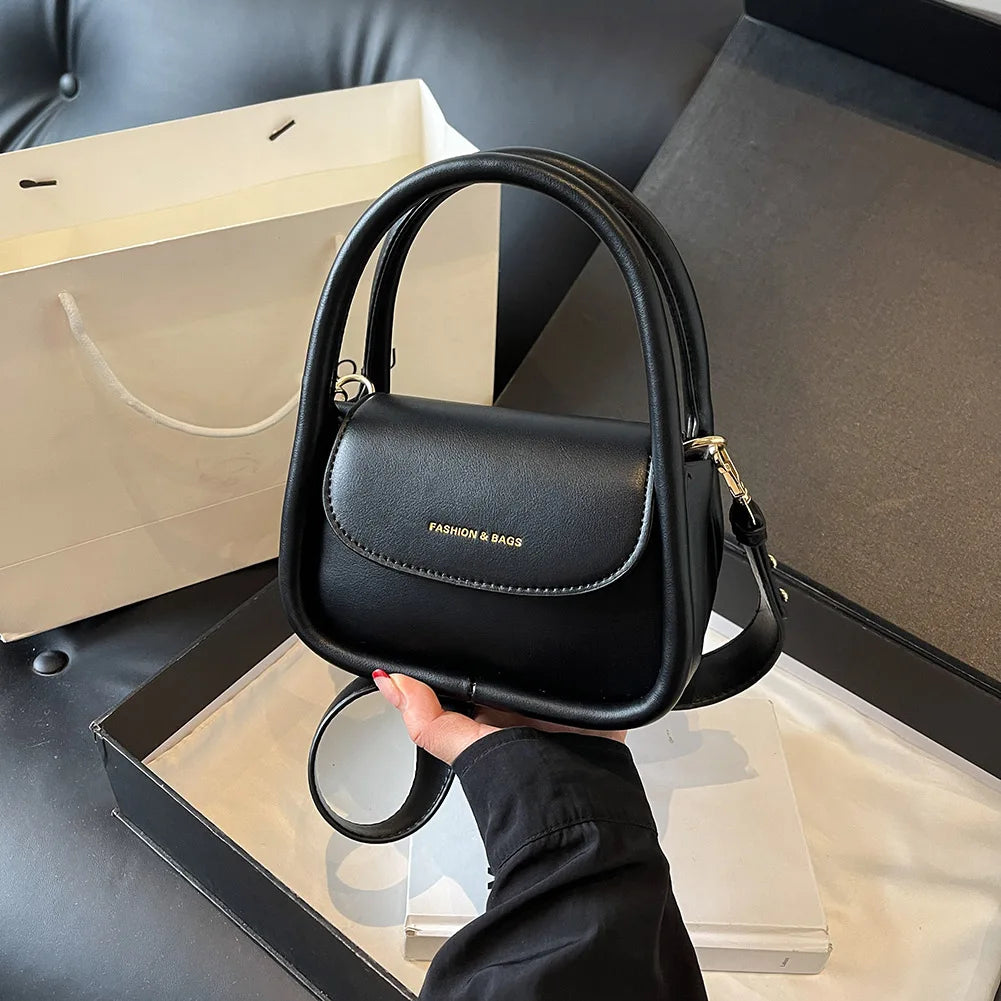 Women PU Leather Top Handle Mini Shoulder Bag - Premium Bags from Craftklart Dropship - Just $18.60! Shop now at Craftklart.store