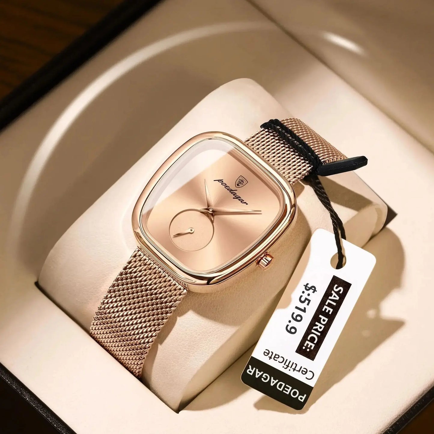 Elegant Ladies Watch Stainless Steel Quartz - Premium Watches from Craftklart Dropship - Just $19.85! Shop now at Craftklart.store