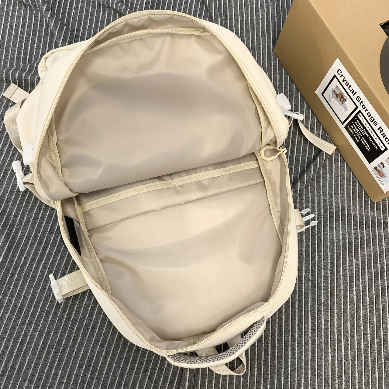 Multi-layer Large Capacity Preppy Pair Travel Backpack
