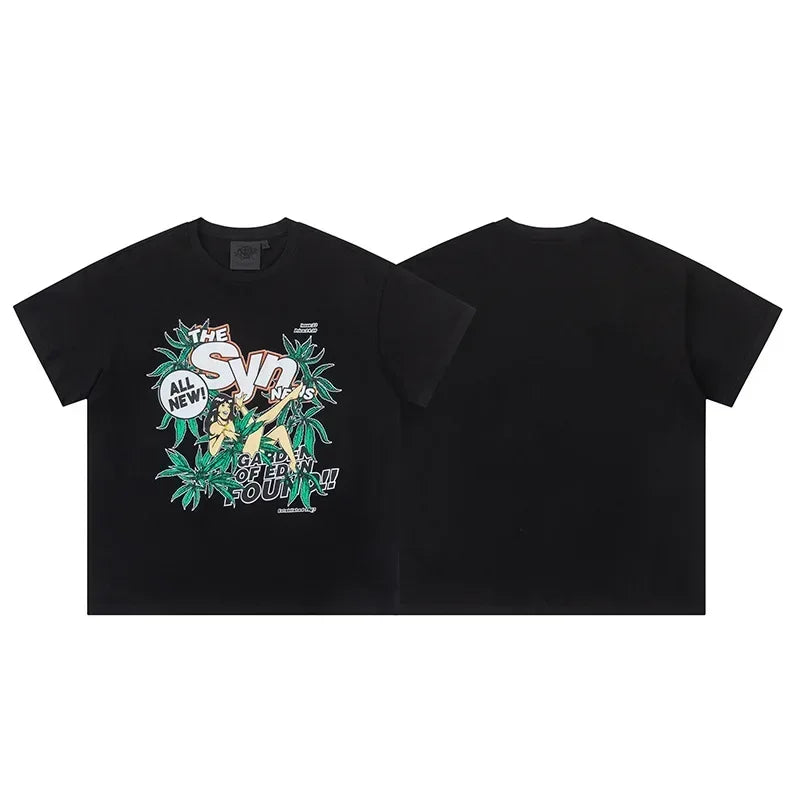 Branded Y2K Summer Tops Clothing - Premium T-Shirt from Craftklart Dropship - Just $14.49! Shop now at Craftklart.store