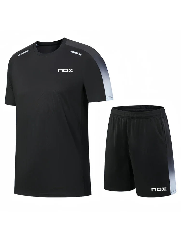 Men's Training Wear Short Sleeve Top & Shorts Breathable - Premium Activwear from Craftklart Dropship - Just $17.21! Shop now at Craftklart.store