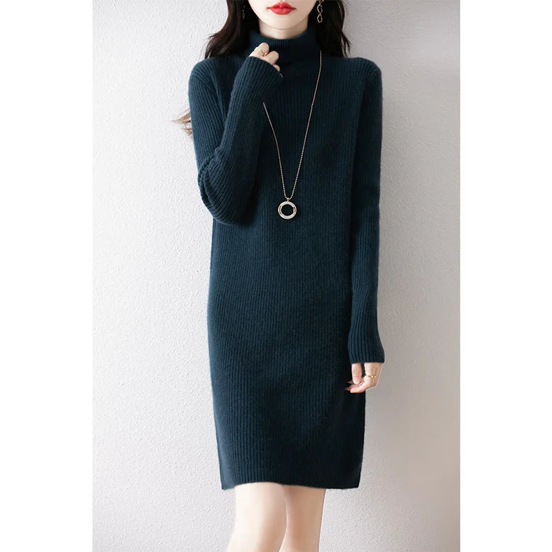 Women's Wool Short Winter Dress