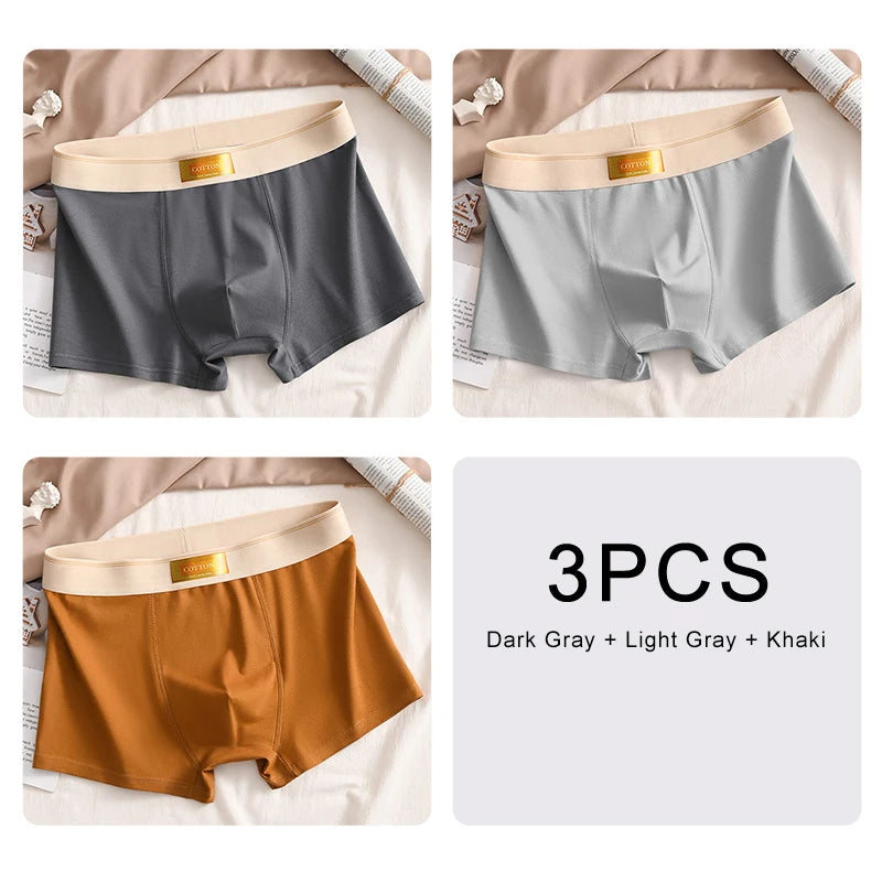 3PCS Cotton Breathable Comfortable Boxer Shorts - Premium Boxer from Craftklart Dropship - Just $6.94! Shop now at Craftklart.store