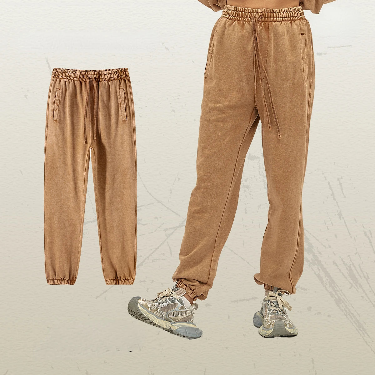 Sumuyoo Thin Round Neck Hoodie Pants Suits Women Chaopai Wash Water Guard Clothes Fashion Sports Pullover Oversized Couple Set - Premium from Craftklart.store - Just $36.69! Shop now at Craftklart.store