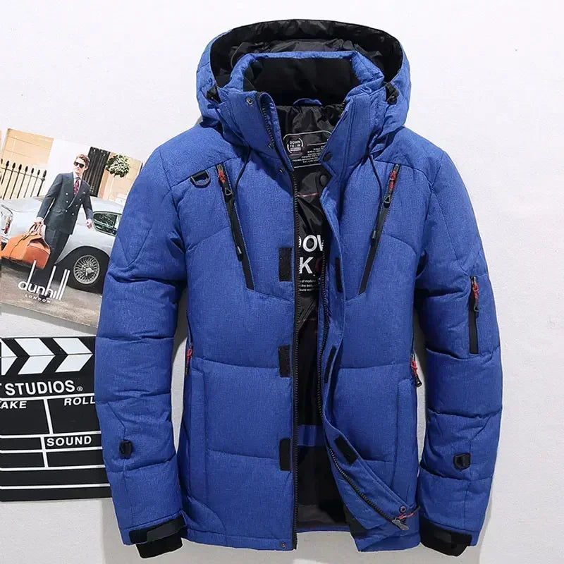 Men Hooded Casual Warm Thick Down Parkas - Craftklart.store
