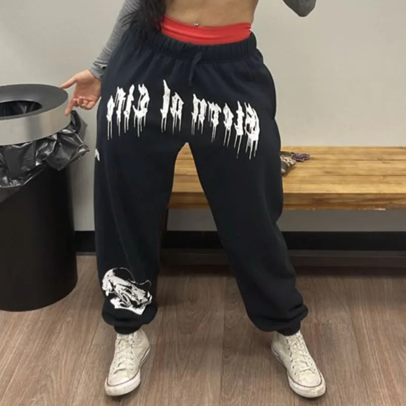 Men's Silk Screen Printed Street Wash Texture Pants - Premium Joggers from Craftklart Dropship - Just $23.08! Shop now at Craftklart.store