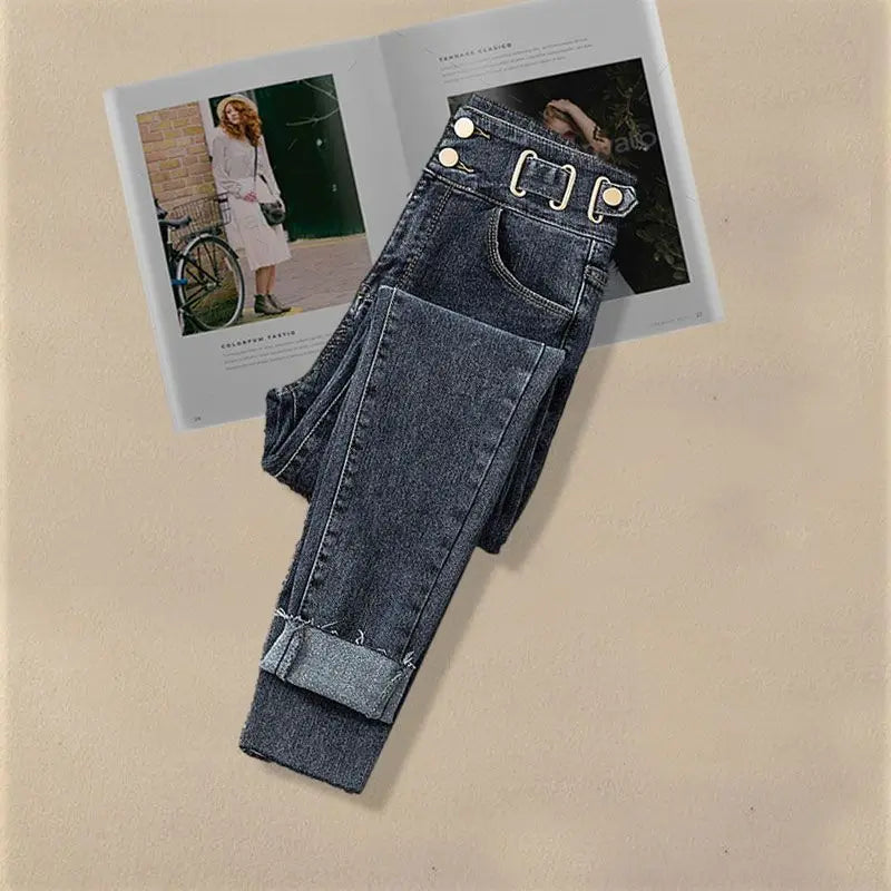 Women's Urban Jeans & Top Matching Korean Set - Premium Sets from Craftklart Dropship - Just $9.43! Shop now at Craftklart.store