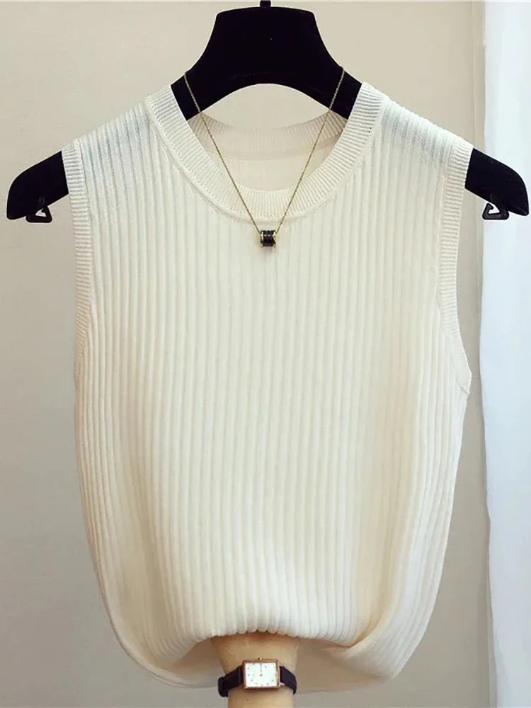 Women's Sleeveless Knitted Vests - Premium Vest from Craftklart Dropship - Just $7.99! Shop now at Craftklart.store