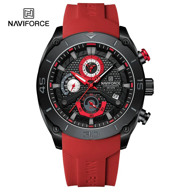 Waterproof Quartz Wristwatch Chronograph Military